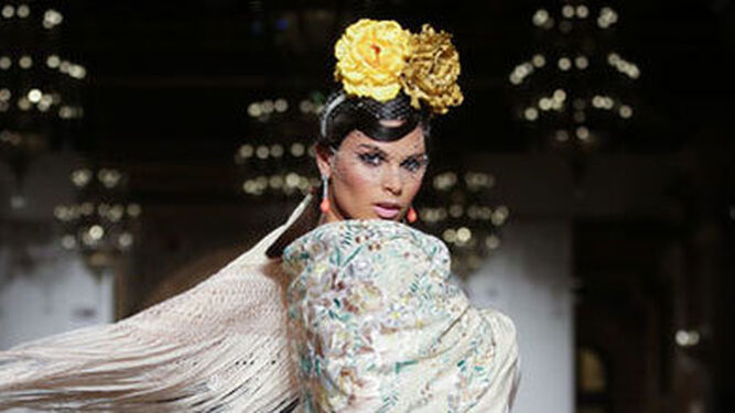 Una de las tendencias que se han visto en las pasarelas flamencas de este año/Belén Vargas